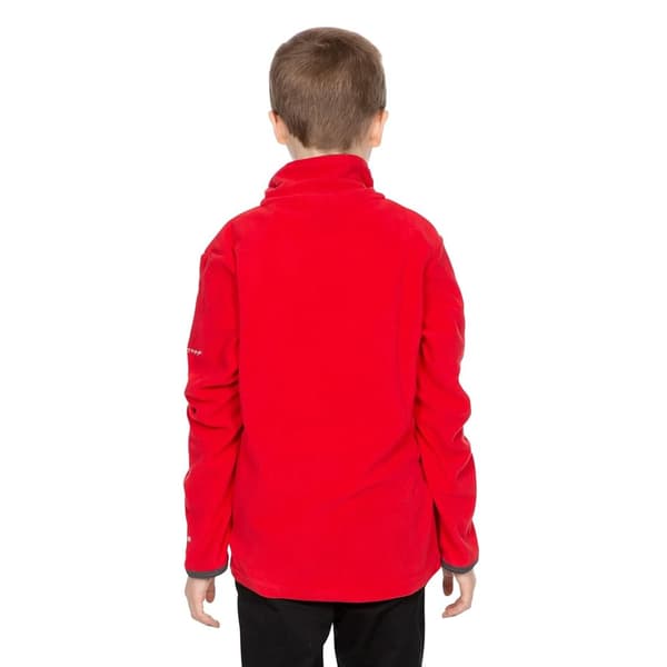 Trespass Childrens Boys Etto Half Zip Fleece Top med halv dragkedja