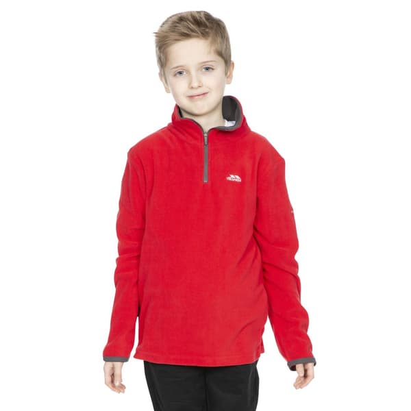 Trespass Childrens Boys Etto Half Zip Fleece Top med halv dragkedja