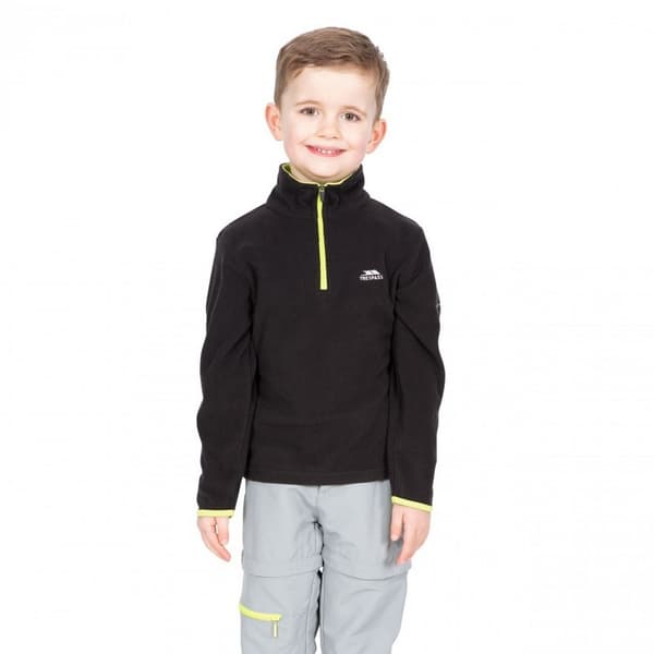 Trespass Childrens Boys Etto Half Zip Fleece Top med halv dragkedja