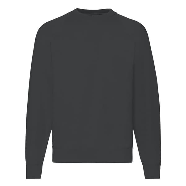 Fruit of the Loom Belcoro® sweatshirt med raglanærmer til mænd