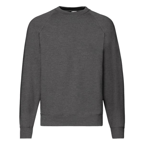 Fruit of the Loom Belcoro® sweatshirt med raglanærmer til mænd