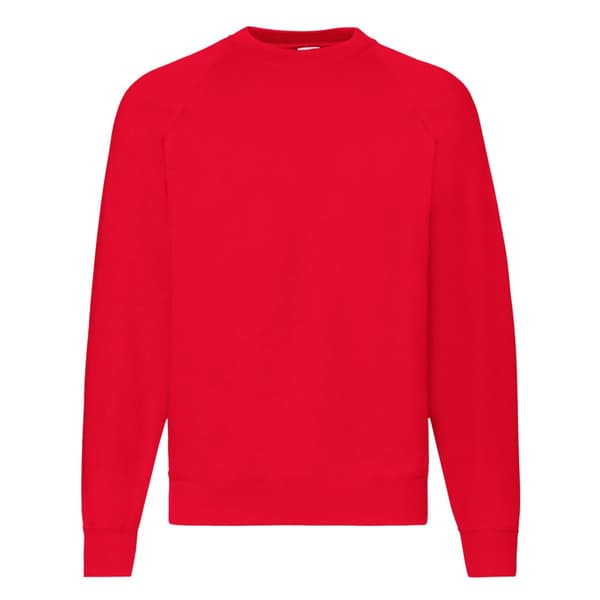 Fruit of the Loom Belcoro® sweatshirt med raglanærmer til mænd