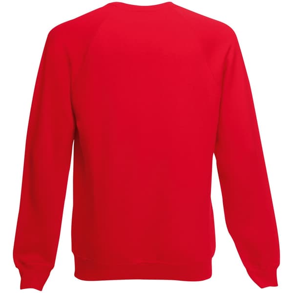 Fruit of the Loom Belcoro® sweatshirt med raglanærmer til mænd