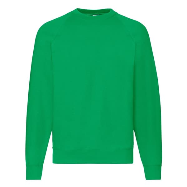 Fruit of the Loom Belcoro® sweatshirt med raglanærmer til mænd