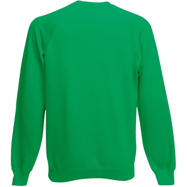 Fruit of the Loom Belcoro® sweatshirt med raglanærmer til mænd