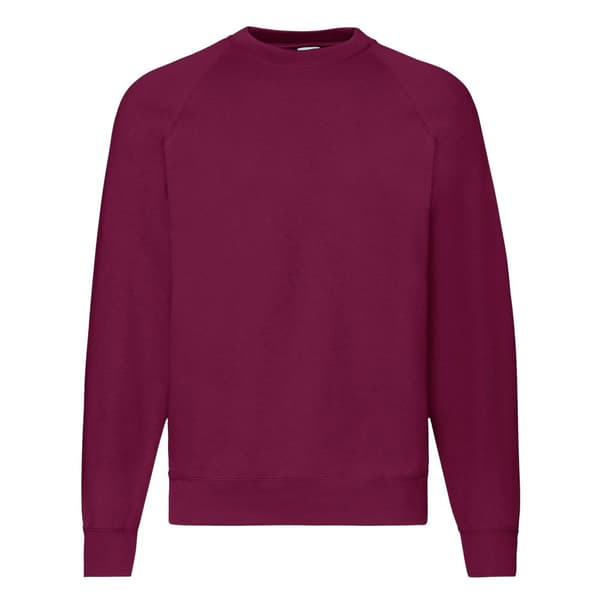Fruit of the Loom Belcoro® sweatshirt med raglanærmer til mænd