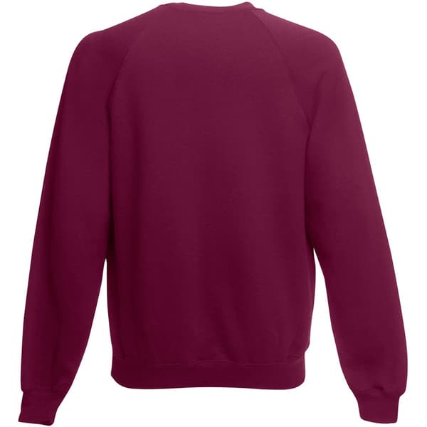Fruit of the Loom Belcoro® sweatshirt med raglanærmer til mænd