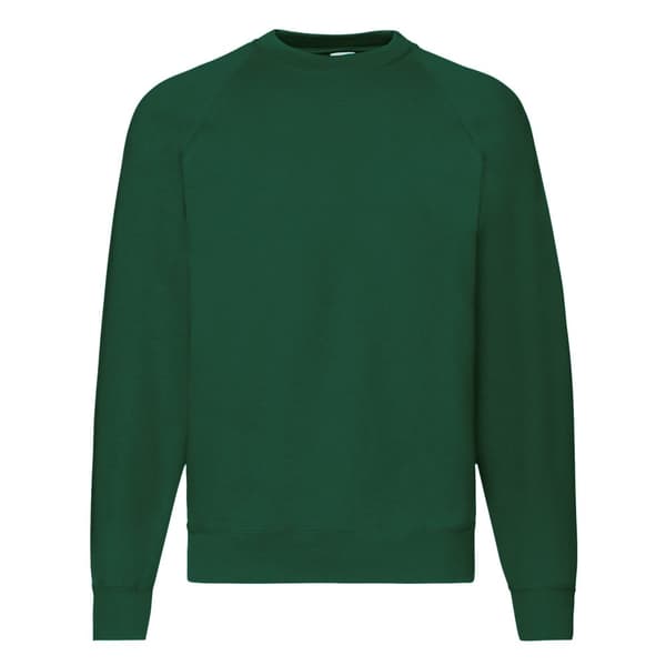 Fruit of the Loom Belcoro® sweatshirt med raglanærmer til mænd
