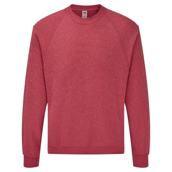 Fruit of the Loom Belcoro® sweatshirt med raglanærmer til mænd