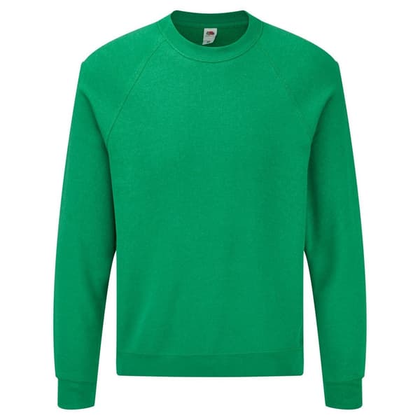 Fruit of the Loom Belcoro® sweatshirt med raglanærmer til mænd
