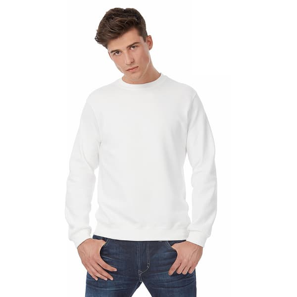 B&C Sweatshirt med halsudskæring til mænd