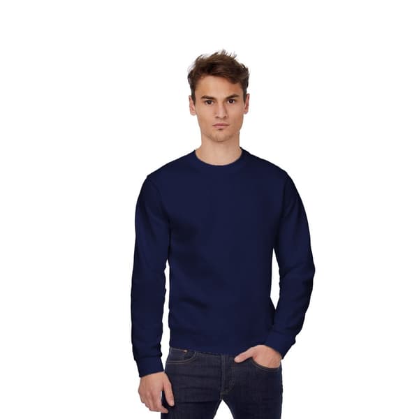 B&C Sweatshirt med halsudskæring til mænd