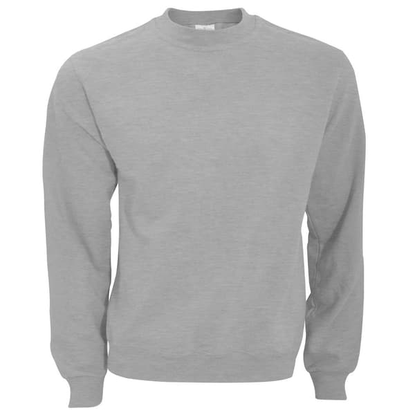 B&C Sweatshirt med halsudskæring til mænd