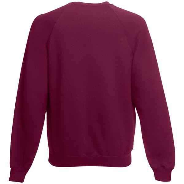 Fruit Of The Loom Childrens Unisex Raglan Sleeve Sweatshirt