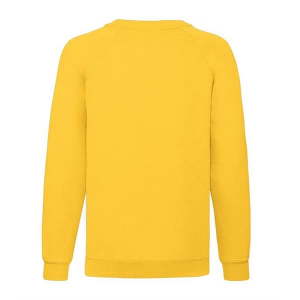Fruit of the Loom Unisex sweatshirt med raglanærmer til børn
