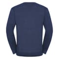 Miniatyrbillede 2 af 2: Russell Collection V-hals strikket sweatshirt med strikket trøje til mænd