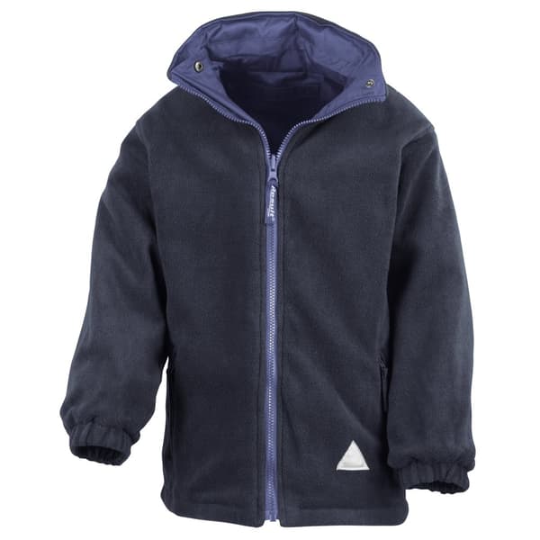 Result Vändbar Storm Stuff Anti Pilling Fleece vattentät jacka för barn/barn