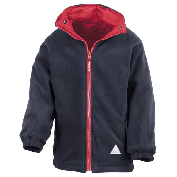 Result Childrens/Kids Reversible Storm Stuff Anti Pilling Fleece Waterproof Jacket