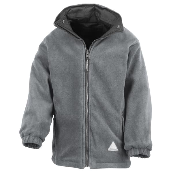 Result Børn/børn Vendbar Storm Stuff Anti Pilling Fleece vandtæt jakke