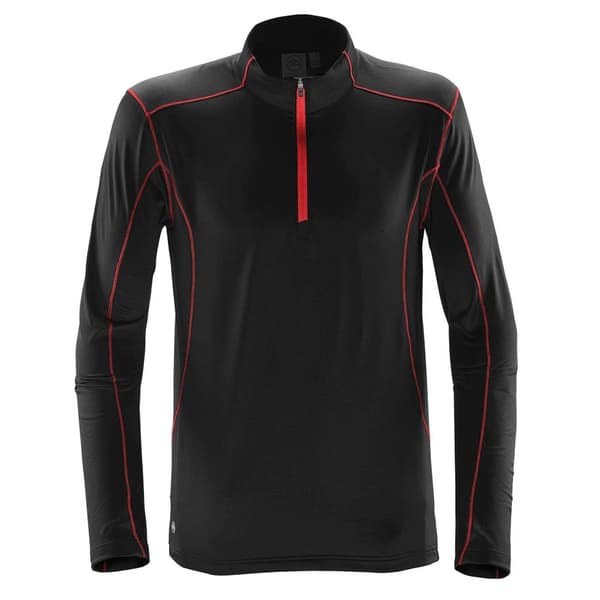 Stormtech Mens Pulse Fleece Pullover Black/Red M