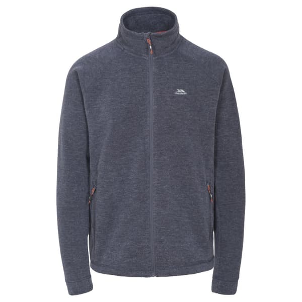 Trespass Mens Instigate Full Zip Fleece Jacket Navy Melange XS