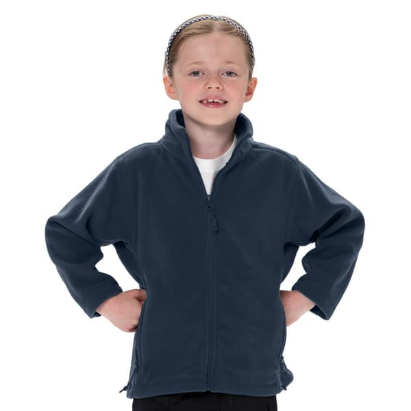Jerzees Schoolgear Childrens Full Zip Outdoor Fleece Jacket för barn