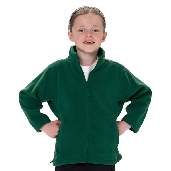 Jerzees Schoolgear Childrens Full Zip Outdoor Fleece Jacket för barn