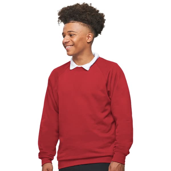AWDis Academy Mens Crew Neck Raglan Sweatshirt