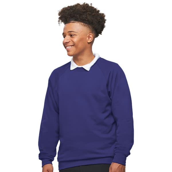 AWDis Academy Mens Crew Neck Raglan Sweatshirt