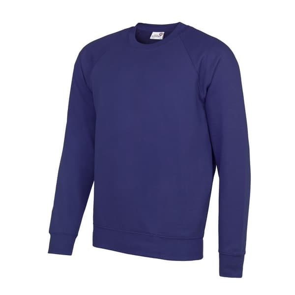 AWDis Academy Mens Crew Neck Raglan Sweatshirt