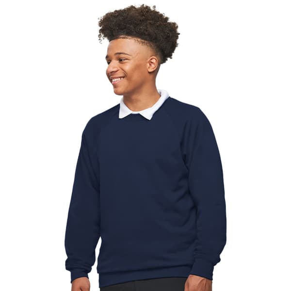 AWDis Academy Mens Crew Neck Raglan Sweatshirt