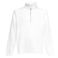 Miniatyrbilde 1 av 2: Fruit Of The Loom Mens Zip Neck Sweatshirt Top