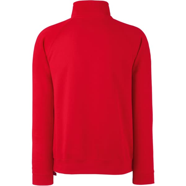 Fruit Of The Loom Mens Zip Neck Sweatshirt Top
