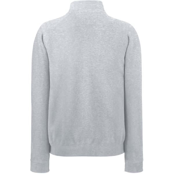 Fruit Of The Loom Mens Zip Neck Sweatshirt Top