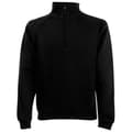 Pikkukuva 1 / 2: Fruit Of The Loom Mens Zip Neck Sweatshirt Top