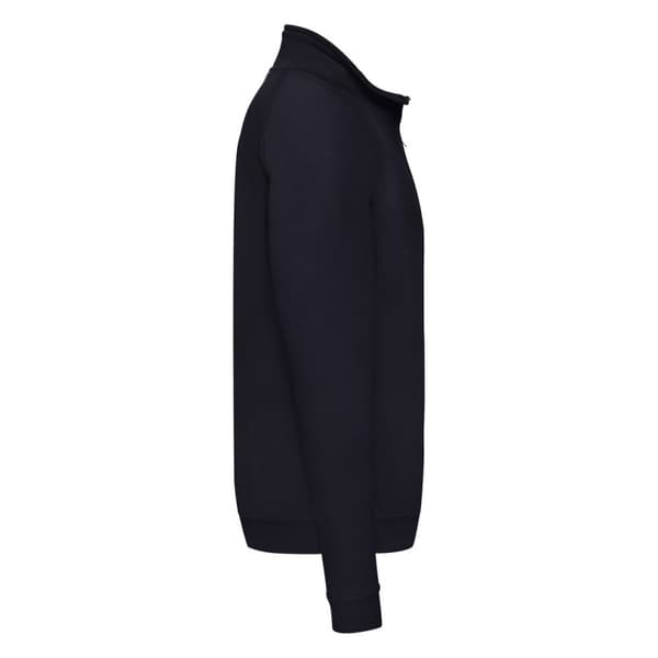 Fruit Of The Loom Mens Zip Neck Sweatshirt Top