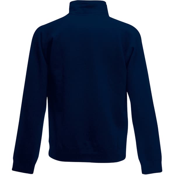 Fruit Of The Loom Mens Zip Neck Sweatshirt Top
