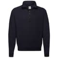 Pikkukuva 1 / 3: Fruit Of The Loom Mens Zip Neck Sweatshirt Top