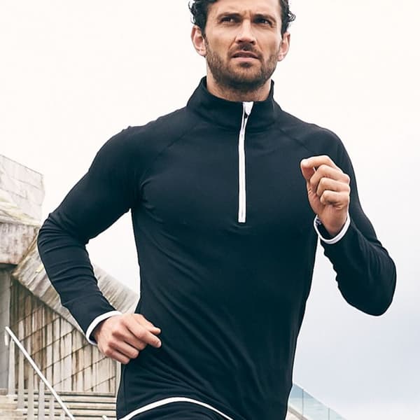 AWDis Just Cool Mens Half Zip Sweatshirt