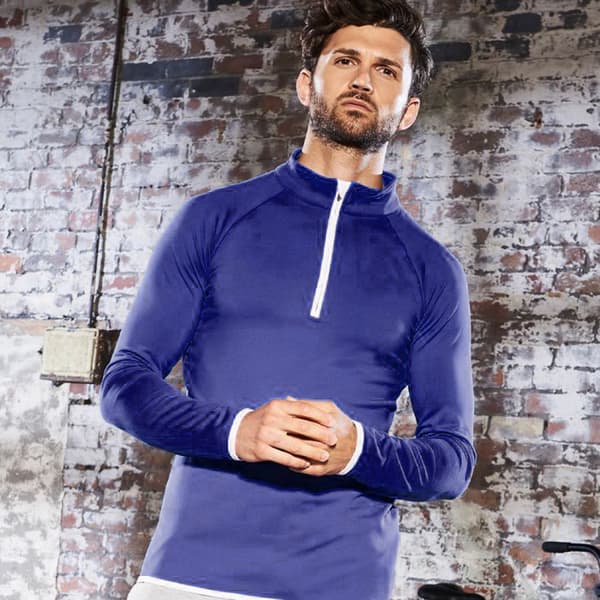 AWDis Just Cool Mens Half Zip Sweatshirt