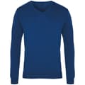 Miniatyrbillede 1 af 2: Premier Strikket sweater med V-hals til mænd