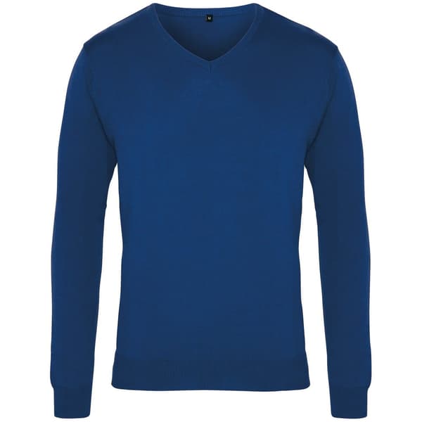 Premier Strikket sweater med V-hals til mænd