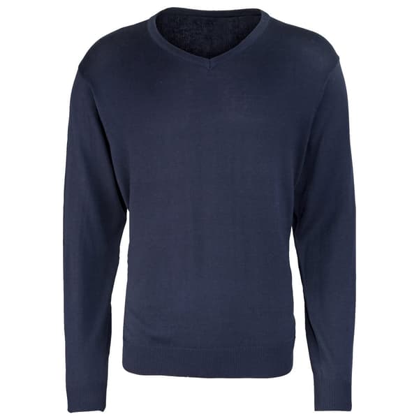 Premier Strikket sweater med V-hals til mænd