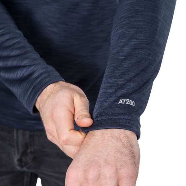 Trespass Herre Collins Half Zip Fleece Top med halv lynlås