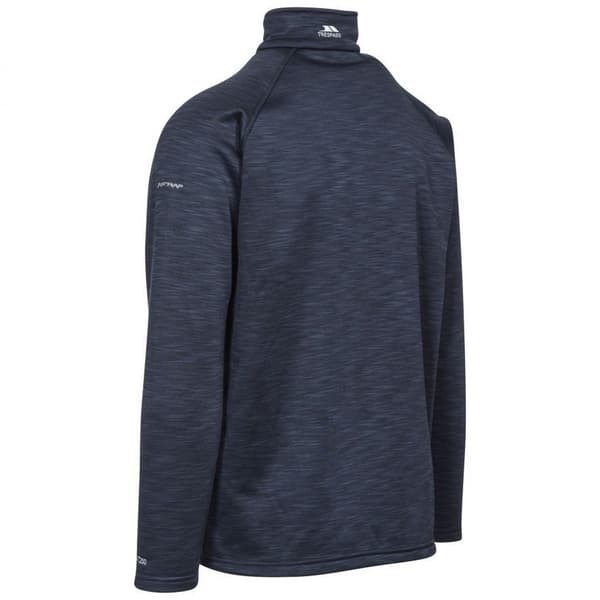 Trespass Herre Collins Half Zip Fleece Top med halv lynlås