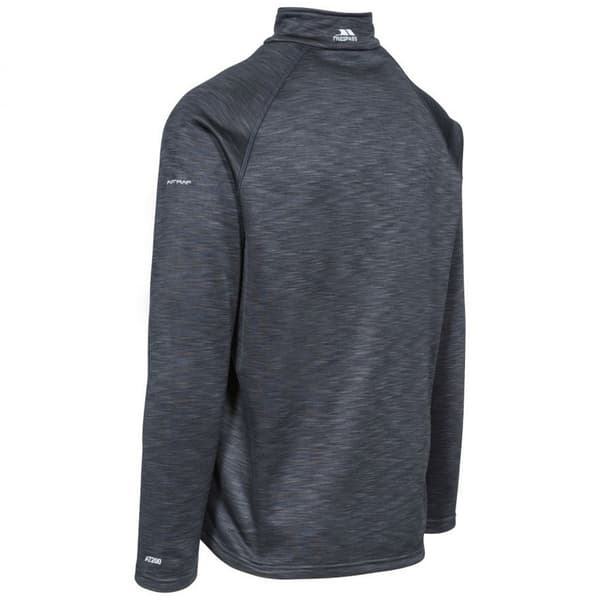 Trespass Herre Collins Half Zip Fleece Top med halv lynlås