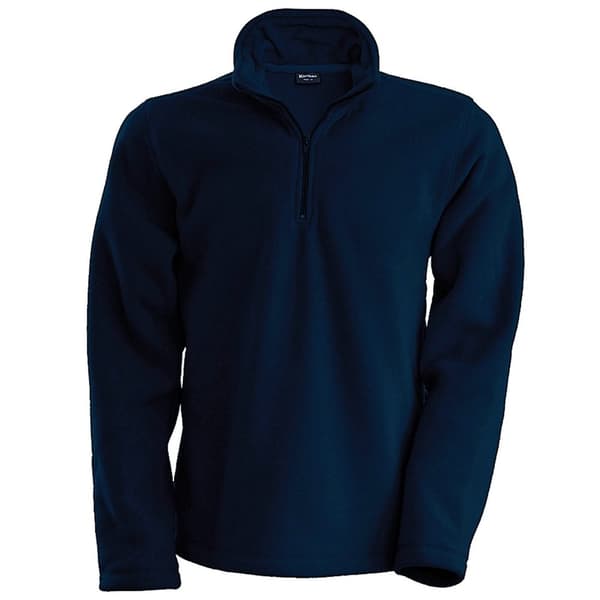 Kariban Mens Enzo 1/4 Zip Fleece Top