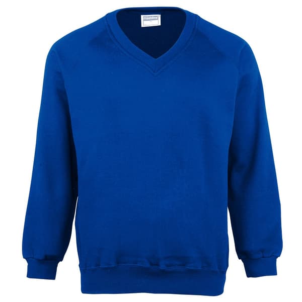 Maddins Barn Unisex Coloursure V-hals tröja / Skolkläder (2 st.)