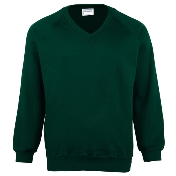 Maddins Barn Unisex Coloursure V-hals tröja / Skolkläder (2 st.)