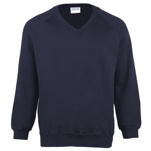 Maddins Barn Unisex Coloursure V-hals tröja / Skolkläder (2 st.)